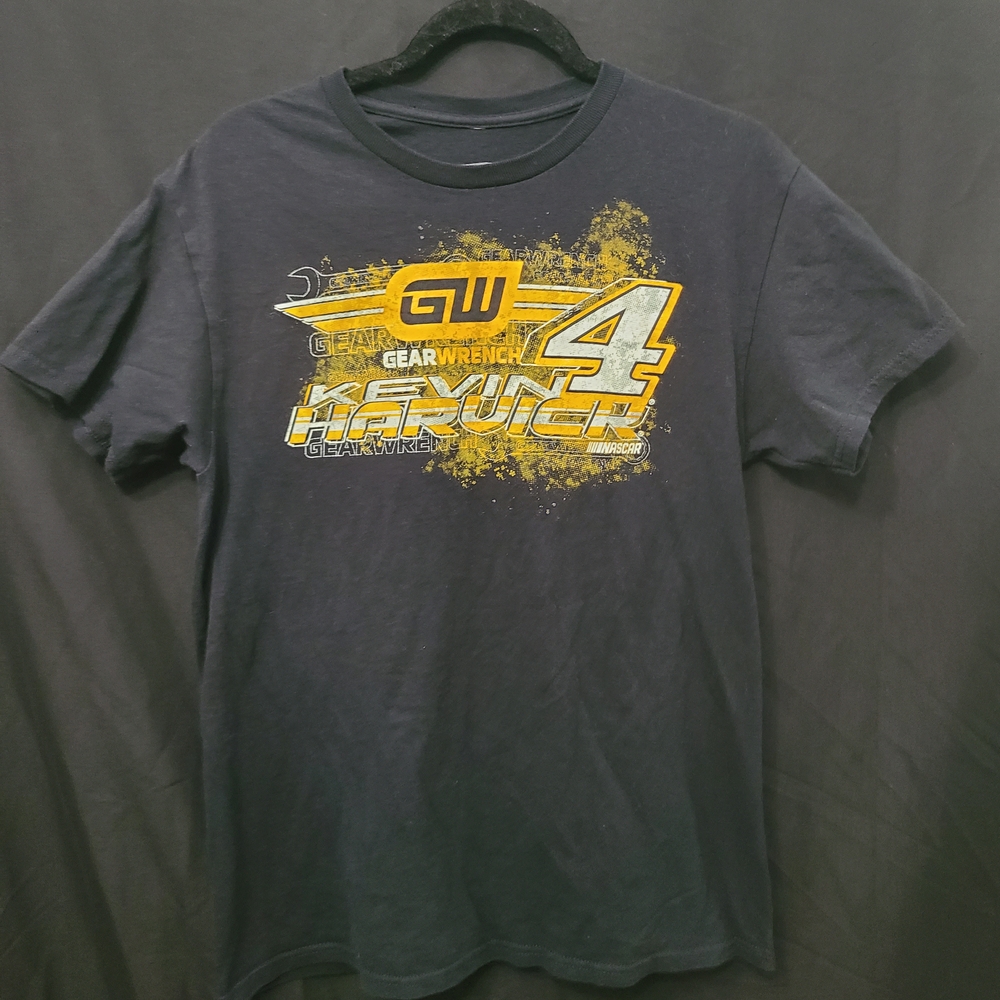 Stewart Haas Racing Gearwrench Kevin Harvick Black Medium Cotton Shirt
